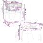 Juego de comedor jardín 5 piezas cojines ratán sintético marrón von , Gartensets - Ref: Foro24-3334507, Preis: 277,60 €, Raba...