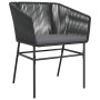 Set de comedor de jardín 7 piezas cojines ratán sintético negro by , Garden sets - Ref: Foro24-3334518, Price: 598,97 €, Disc...