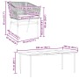 Set de comedor de jardín 7 piezas cojines ratán sintético negro by , Garden sets - Ref: Foro24-3334518, Price: 598,97 €, Disc...