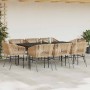 Juego comedor jardín 9 pzas cojines ratán sintético marrón von , Gartensets - Ref: Foro24-3334526, Preis: 786,48 €, Rabatt: %