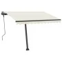 Toldo de pie retráctil manual crema 300x250 cm de vidaXL, Toldos - Ref: Foro24-3069697, Precio: 318,80 €, Descuento: %