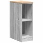 Armario de garaje de madera maciza pino gris Sonoma 30x51x85 cm de , Armarios industriales - Ref: Foro24-860531, Precio: 40,6...