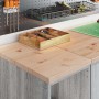 Armario de garaje de madera maciza pino gris Sonoma 30x51x85 cm de , Armarios industriales - Ref: Foro24-860531, Precio: 40,6...
