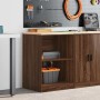 Armario de almacenamiento para garaje roble marrón 60x51x85 cm by , Armarios industriales - Ref: Foro24-860550, Price: 69,31 ...