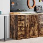 Armario de almacenamiento para garaje roble ahumado 30x51x85 cm de , Armarios industriales - Ref: Foro24-860584, Precio: 71,6...