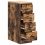 Armario de almacenamiento para garaje roble ahumado 30x51x85 cm de , Armarios industriales - Ref: Foro24-860584, Precio: 71,6...