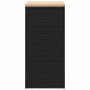 Armario de almacenamiento para garaje negro 40x51x85 cm de , Armarios industriales - Ref: Foro24-860590, Precio: 86,73 €, Des...