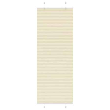 Estor Plisado crema 80x200 cm Tela Ancho 79,4 cm Poliéster de , Persianas y estores - Ref: Foro24-4015309, Precio: 22,72 €, D...