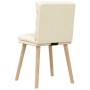 Sillas de comedor 6 unidades tela color crema von , Essstühle - Ref: Foro24-3315670, Preis: 325,97 €, Rabatt: %