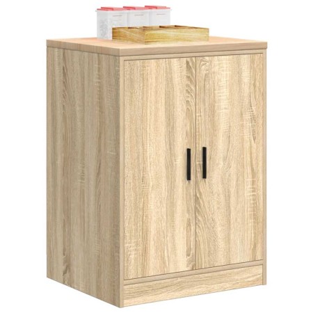 Armario de almacenamiento para garaje Roble Sonoma 60x51x85 cm by , Armarios industriales - Ref: Foro24-860573, Price: 113,45...