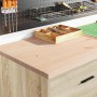 Armario de almacenamiento para garaje Roble Sonoma 60x51x85 cm de , Armarios industriales - Ref: Foro24-860600, Precio: 98,98...