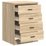 Armario de almacenamiento para garaje Roble Sonoma 60x51x85 cm de , Armarios industriales - Ref: Foro24-860600, Precio: 98,98...