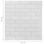 Selbstklebende Tapete 3D-Steine 20 Einheiten weiß von vidaXL, Bemaltes Papier - Ref: Foro24-150719, Preis: 73,89 €, Rabatt: %