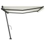 Cream retractable manual foot awning 400x350 cm by vidaXL, Awnings - Ref: Foro24-3069817, Price: 469,86 €, Discount: %
