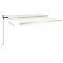Toldo de pie manual retráctil crema 400x350 cm de vidaXL, Toldos - Ref: Foro24-3069817, Precio: 462,23 €, Descuento: %