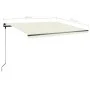 Toldo de pie manual retráctil crema 400x350 cm de vidaXL, Toldos - Ref: Foro24-3069817, Precio: 462,23 €, Descuento: %