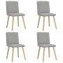 Sillas de comedor 4 uds tela gris nube by , dining chairs - Ref: Foro24-3315230, Price: 201,72 €, Discount: %
