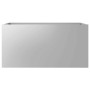 Jardinera de acero galvanizado plateado 62x30x29 cm von , Töpfe und Pflanzgefäße - Ref: Foro24-841594, Preis: 39,54 €, Rabatt: %