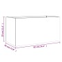 Jardinera de acero galvanizado plateado 62x30x29 cm von , Töpfe und Pflanzgefäße - Ref: Foro24-841594, Preis: 39,54 €, Rabatt: %