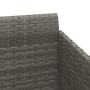 Tumbona con cojines ratán sintético gris 182x118x63 cm de , Camas para exteriores - Ref: Foro24-362268, Precio: 300,46 €, Des...