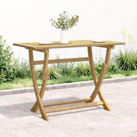 Mesa de jardín plegable madera maciza de acacia 110x55x75 cm by , Garden tables - Ref: Foro24-365736, Price: 88,31 €, Discoun...