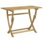 Mesa de jardín plegable madera maciza de acacia 110x55x75 cm by , Garden tables - Ref: Foro24-365736, Price: 88,31 €, Discoun...