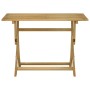 Mesa de jardín plegable madera maciza de acacia 110x55x75 cm by , Garden tables - Ref: Foro24-365736, Price: 88,31 €, Discoun...