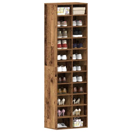 Mueble zapatero de madera ingeniería 54x34x183cm von , Schuhregale und Schuhorganisatoren - Ref: Foro24-859384, Preis: 174,72...