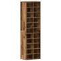 Mueble zapatero de madera ingeniería 54x34x183cm