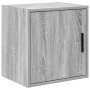 Armario de pared para garaje madera de ingeniería gris sonoma by , Armarios industriales - Ref: Foro24-860635, Price: 36,70 €...