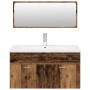 Juego de muebles de baño 3 piezas madera ingeniería envejecida von , Badezimmermöbel - Ref: Foro24-3328911, Preis: 355,84 €, ...