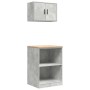 Armarios 2 uds para garaje madera de ingeniería ris hormigón by , Armarios industriales - Ref: Foro24-3328281, Price: 102,41 ...