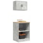 Armarios 2 uds para garaje madera de ingeniería ris hormigón by , Armarios industriales - Ref: Foro24-3328281, Price: 102,41 ...