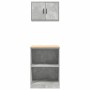Armarios 2 uds para garaje madera de ingeniería ris hormigón by , Armarios industriales - Ref: Foro24-3328281, Price: 102,41 ...