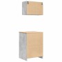 Armarios 2 uds para garaje madera de ingeniería ris hormigón by , Armarios industriales - Ref: Foro24-3328281, Price: 102,41 ...