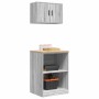 Armarios 2 uds para garaje madera ingeniería gris sonoma by , Armarios industriales - Ref: Foro24-3328283, Price: 101,72 €, D...