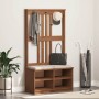Perchero de entrada SANDENS madera maciza de pino 87x40x159,5cm von , Bänke für Hallen und Lager - Ref: Foro24-4010487, Preis...