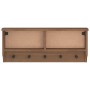 Perchero de pared SANDNES madera maciza de pino 87x12x35 cm von , Hut- und Garderobenständer - Ref: Foro24-4010470, Preis: 39...