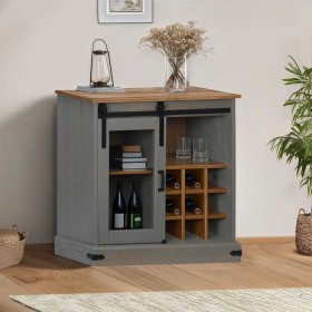 Aparador HALDEN con puerta corredera gris 80x40x80 cm von , Sideboards - Ref: Foro24-4018423, Preis: 217,59 €, Rabatt: %