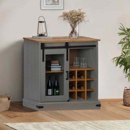 Aparador HALDEN con puerta corredera gris 80x40x80 cm von , Sideboards - Ref: Foro24-4018423, Preis: 217,49 €, Rabatt: %