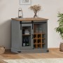 Aparador HALDEN con puerta corredera gris 80x40x80 cm von , Sideboards - Ref: Foro24-4018423, Preis: 217,49 €, Rabatt: %
