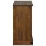 Aparador HALDEN con puerta corredera 80x40x80 cm madera maciza de , Aparadores - Ref: Foro24-4018421, Precio: 217,92 €, Descu...