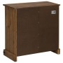 Aparador HALDEN con puerta corredera 80x40x80 cm madera maciza de , Aparadores - Ref: Foro24-4018421, Precio: 217,92 €, Descu...