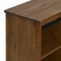 Aparador HALDEN con puerta corredera 80x40x80 cm madera maciza de , Aparadores - Ref: Foro24-4018421, Precio: 217,92 €, Descu...