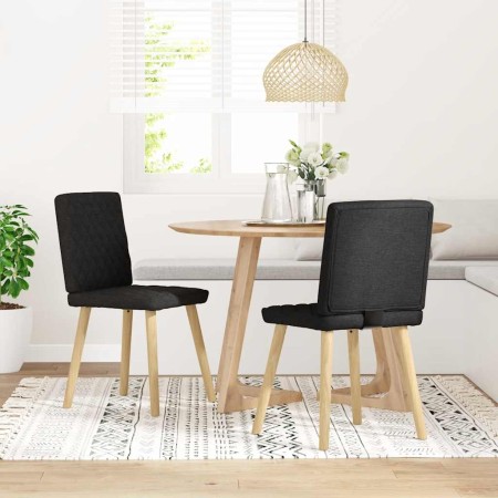 Sillas de comedor 2 unidades tela negro von , Essstühle - Ref: Foro24-4101123, Preis: 104,06 €, Rabatt: %