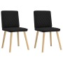 Sillas de comedor 2 unidades tela negro von , Essstühle - Ref: Foro24-4101123, Preis: 104,06 €, Rabatt: %