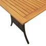 Sofá jardín de 3 plazas con cojín y mesa negro ratán sintético by , Outdoor sofas - Ref: Foro24-4103854, Price: 276,70 €, Dis...