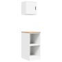 Armarios 2 uds para garaje madera de ingeniería blanco by , Armarios industriales - Ref: Foro24-3328269, Price: 82,79 €, Disc...