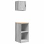 Armarios 2 uds para garaje madera ingeniería gris sonoma von , Armarios industriales - Ref: Foro24-3328274, Preis: 82,04 €, R...