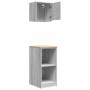 Armarios 2 uds para garaje madera ingeniería gris sonoma von , Armarios industriales - Ref: Foro24-3328274, Preis: 82,04 €, R...